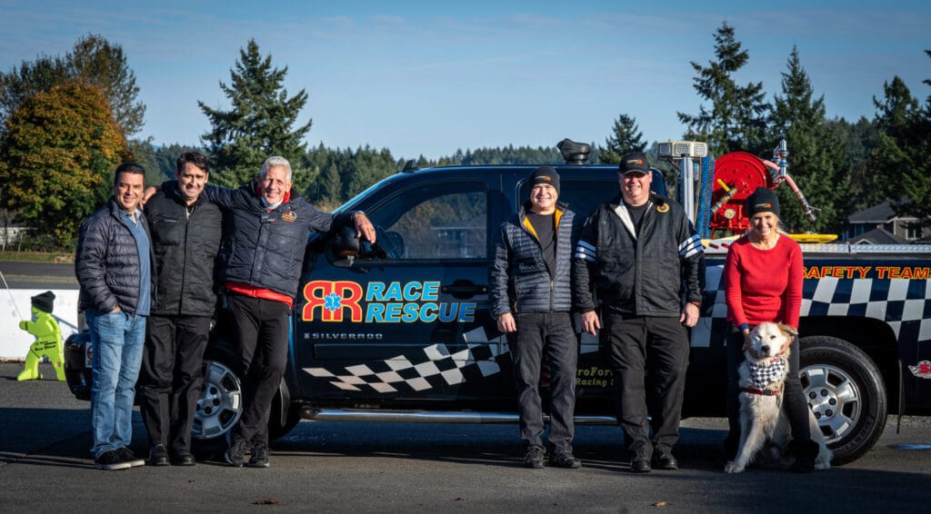 Race Rescue Staff with Don and Donna Kitch.