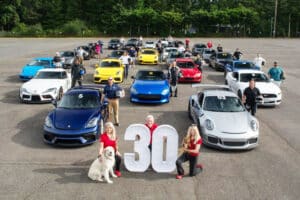 ProFormance Racing School staff with drivers