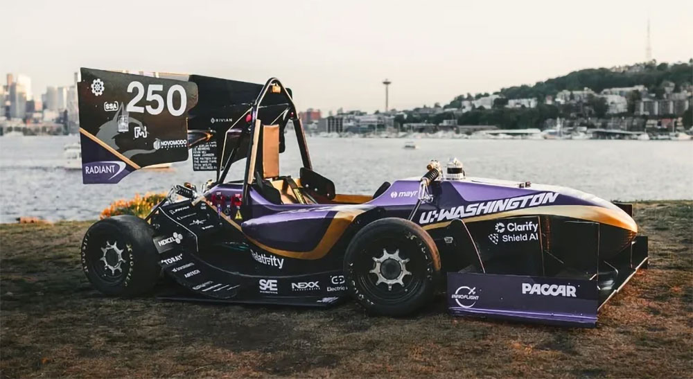 UW Formula Motorsports T37 EV race car by Lake Washington